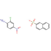 6035-19-4 2-CHLORO-4-NITROBENZENEDIAZONIUM 2-NAPHTHALENESULFONATE chemical structure