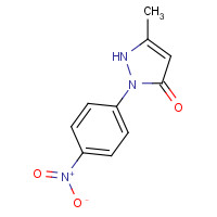 6402-09-1 1-(4-NITROPHENYL)-3-METHYL-5-PYRAZOLONE chemical structure