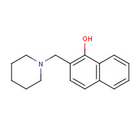 6638-91-1 2-(PIPERIDINOMETHYL)-1-NAPHTHOL chemical structure