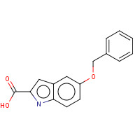 6640-09-1 5-BENZYLOXYINDOLE-2-CARBOXYLIC ACID chemical structure