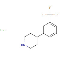 6652-16-0 4-(3-TRIFLUOROMETHYLPHENYL)PIPERIDINE HYDROCHLORIDE chemical structure