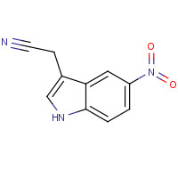6952-13-2 5-NITRO-3-INDOLYLACETONITRILE chemical structure