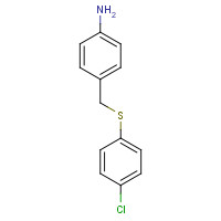 6969-14-8 4-([(4-CHLOROPHENYL)SULFANYL]METHYL)PHENYLAMINE chemical structure
