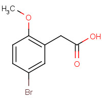 7017-48-3 5-BROMO-2-METHOXYPHENYLACETIC ACID chemical structure