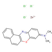 7057-57-0 8-DIMETHYLAMINO-2,3-BENZOPHENOXAZINE HEMI(ZINC CHLORIDE) SALT chemical structure