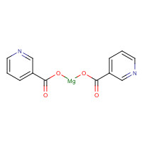7069-06-9 3-Pyridinecarboxylic acid magnesium salt chemical structure