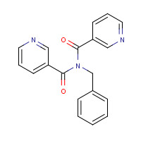 7252-85-9 N-BENZYL-N-NICOTINOYLNICOTINAMIDE chemical structure