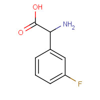 7292-74-2 AMINO-(3-FLUORO-PHENYL)-ACETIC ACID chemical structure