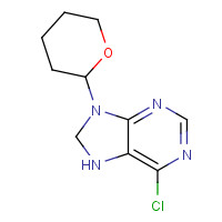 7306-68-5 6-CHLORO-9-(TETRAHYDRO-2-PYRANYL)-PURINE chemical structure