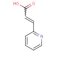 7340-22-9 3-(2-PYRIDYL)ACRYLIC ACID chemical structure