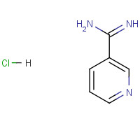 7356-60-7 3-AMIDINOPYRIDINIUM CHLORIDE chemical structure