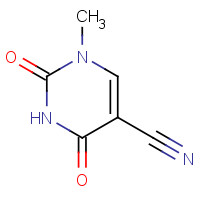 7465-66-9 1-METHYL-2,4-DIOXO-1,2,3,4-TETRAHYDRO-5-PYRIMIDINECARBONITRILE chemical structure
