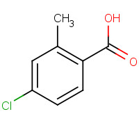 7499-07-2 4-CHLORO-2-METHYLBENZOIC ACID chemical structure