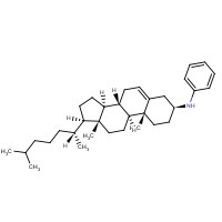 7510-04-5 5-CHOLESTEN-3BETA-[N-PHENYL]AMINE chemical structure