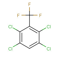 7656-99-7 1,2,4,5-TETRACHLORO-3-TRIFLUOROMETHYL-BENZENE chemical structure