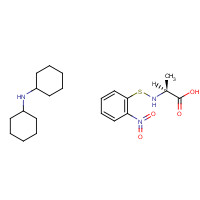 7675-46-9 N-2-NITROPHENYLSULFENYL-L-ALANINE DICYCLOHEXYLAMMONIUM SALT chemical structure
