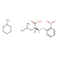 7675-50-5 N-2-NITROPHENYLSULFENYL-L-LEUCINE DICYCLOHEXYLAMMONIUM SALT chemical structure