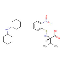7675-57-2 N-2-NITROPHENYLSULFENYL-L-VALINE DICYCLOHEXYLAMMONIUM SALT chemical structure