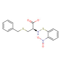 7675-65-2 N-(2-NITROPHENYLSULFENYL)-S-BENZYL-L-CYSTEINE DICYCLOHEXYLAMMONIUM SALT chemical structure