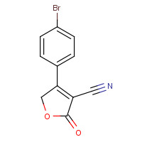 7721-24-6 4-(4-BROMOPHENYL)-2-OXO-2,5-DIHYDRO-3-FURANCARBONITRILE chemical structure