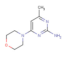 7752-46-7 2-AMINO-4-MORPHOLINO-6-METHYLPYRIMIDINE chemical structure