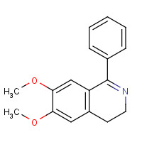 10172-39-1 1-PHENYL-6,7-DIMETHOXY-3,4-DIHYDROISOQUINOLINE chemical structure