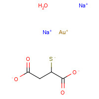12244-57-4 Sodium aurothiomalate chemical structure