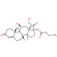 13609-67-1 Hydrocortisone-17-butyrate chemical structure