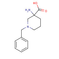 13725-02-5 3-AMINO-1-BENZYL-PIPERIDINE-3-CARBOXYLIC ACID chemical structure