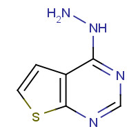 14080-58-1 4-HYDRAZINOTHIENO[2,3-D]PYRIMIDINE chemical structure