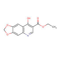 14205-65-3 8-HYDROXY-[1,3]DIOXOLO[4,5-G]QUINOLINE-7-CARBOXYLIC ACID ETHYL ESTER chemical structure