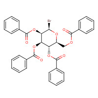 14218-11-2 2,3,4,6-TETRA-O-BENZOYL-ALPHA-D-GLUCOPYRANOSYL BROMIDE chemical structure
