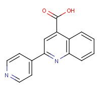 14228-23-0 2-(4-Pyridinyl)-4-quinolinecarboxylic acid chemical structure