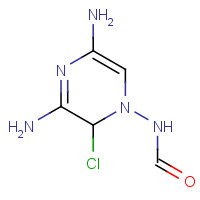 14236-57-8 6-CHLORO-3,5-DIAMINO-2-PYRAZINECARBOXAMIDE chemical structure