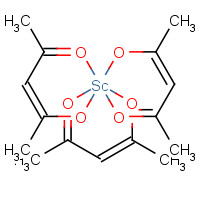 14284-94-7 SCANDIUM (III) 2,4-PENTANEDIONATE chemical structure
