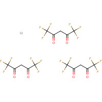 14592-80-4 CHROMIUM (III) HEXAFLUOROACETYLACETONATE chemical structure