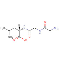 14857-82-0 Glycylglycyl-L-leucine chemical structure