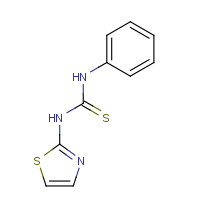 14901-16-7 1-PHENYL-3-(2-THIAZOLYL)-2-THIOUREA chemical structure