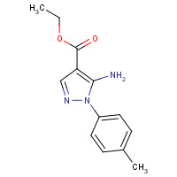 15001-11-3 ETHYL 5-AMINO-1-(4-METHYLPHENYL)-1H-PYRAZOLE-4-CARBOXYLATE chemical structure