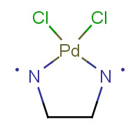 15020-99-2 DICHLORO(ETHYLENEDIAMINE)PALLADIUM(II) chemical structure