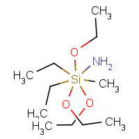 15180-47-9 Diethyl amino methyl triethoxy silane chemical structure