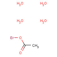 15280-57-6 ERBIUM ACETATE TETRAHYDRATE chemical structure
