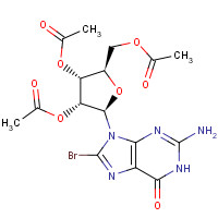 15717-45-0 2',3',5-TRI-O-ACETYL-8-BROMOGUANOSINE chemical structure