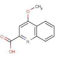 15733-83-2 4-METHOXY-2-QUINOLINECARBOXYLIC ACID chemical structure