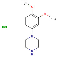 16015-72-8 1-(3,4-DIMETHOXYPHENYL)PIPERAZINE HYDROCHLORIDE chemical structure