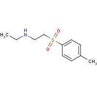 16191-76-7 N1-ETHYL-2-[(4-METHYLPHENYL)SULFONYL]ETHAN-1-AMINE chemical structure