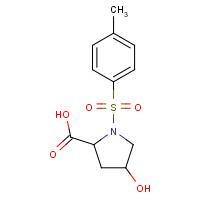 16257-64-0 4-HYDROXY-1-(TOLUENE-4-SULFONYL)-PYRROLIDINE-2-CARBOXYLIC ACID chemical structure