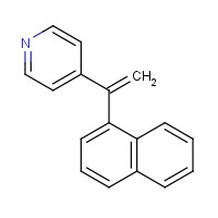 16375-56-7 4-(1-NAPHTHYLVINYL)PYRIDINE chemical structure