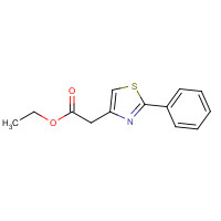 16441-34-2 (2-PHENYL-THIAZOL-4-YL)-ACETIC ACID ETHYL ESTER chemical structure