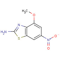 16586-52-0 4-METHOXY-6-NITRO-BENZOTHIAZOL-2-YLAMINE chemical structure
